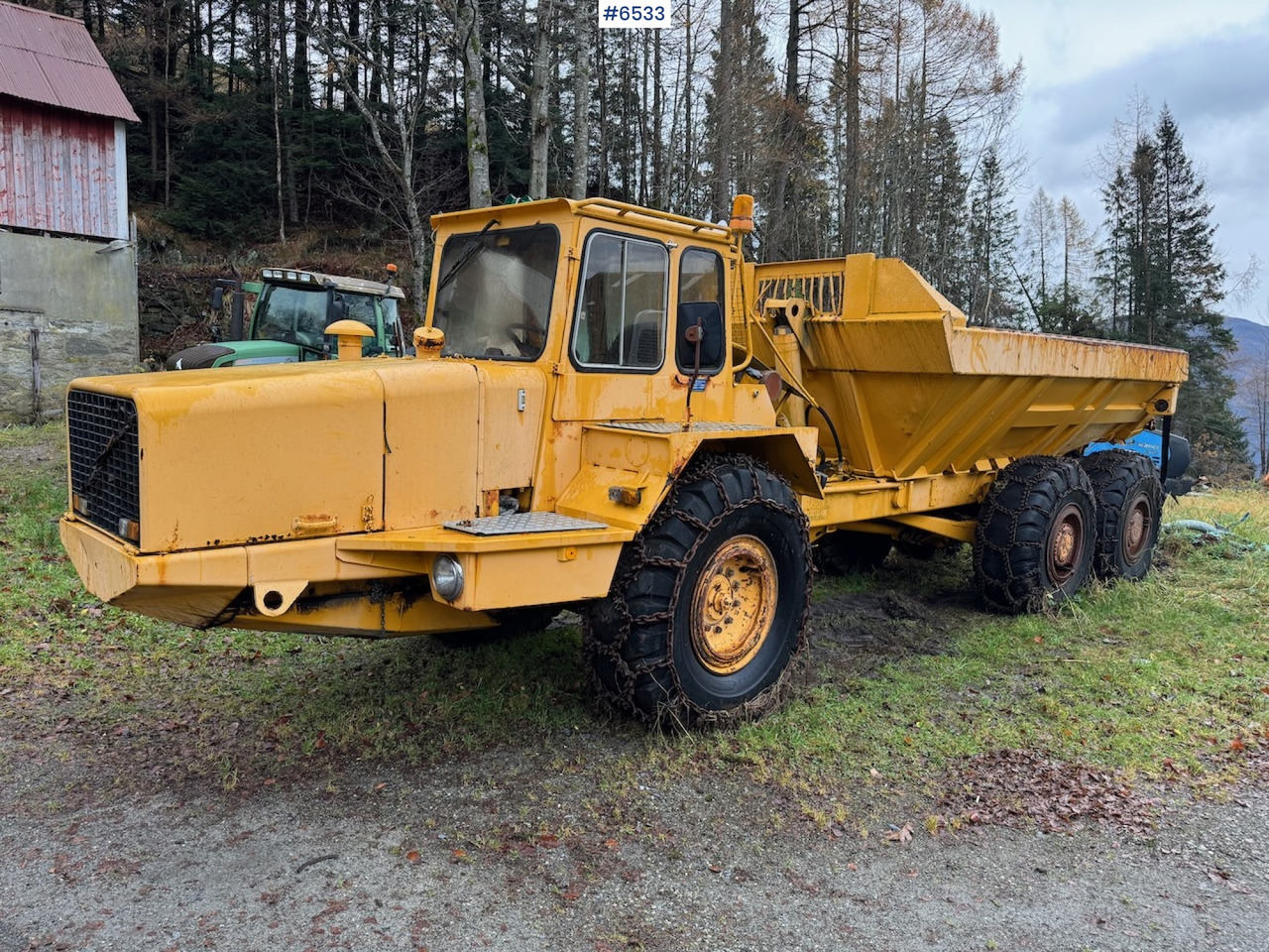 1984 Volvo 861 Dumper 6x6. Lightly repair object. - Knickgelenkter Dumper: das Bild 2 1984 Volvo 861 Dumper 6x6. Lightly repair object. - Knickgelenkter Dumper: das Bild 2