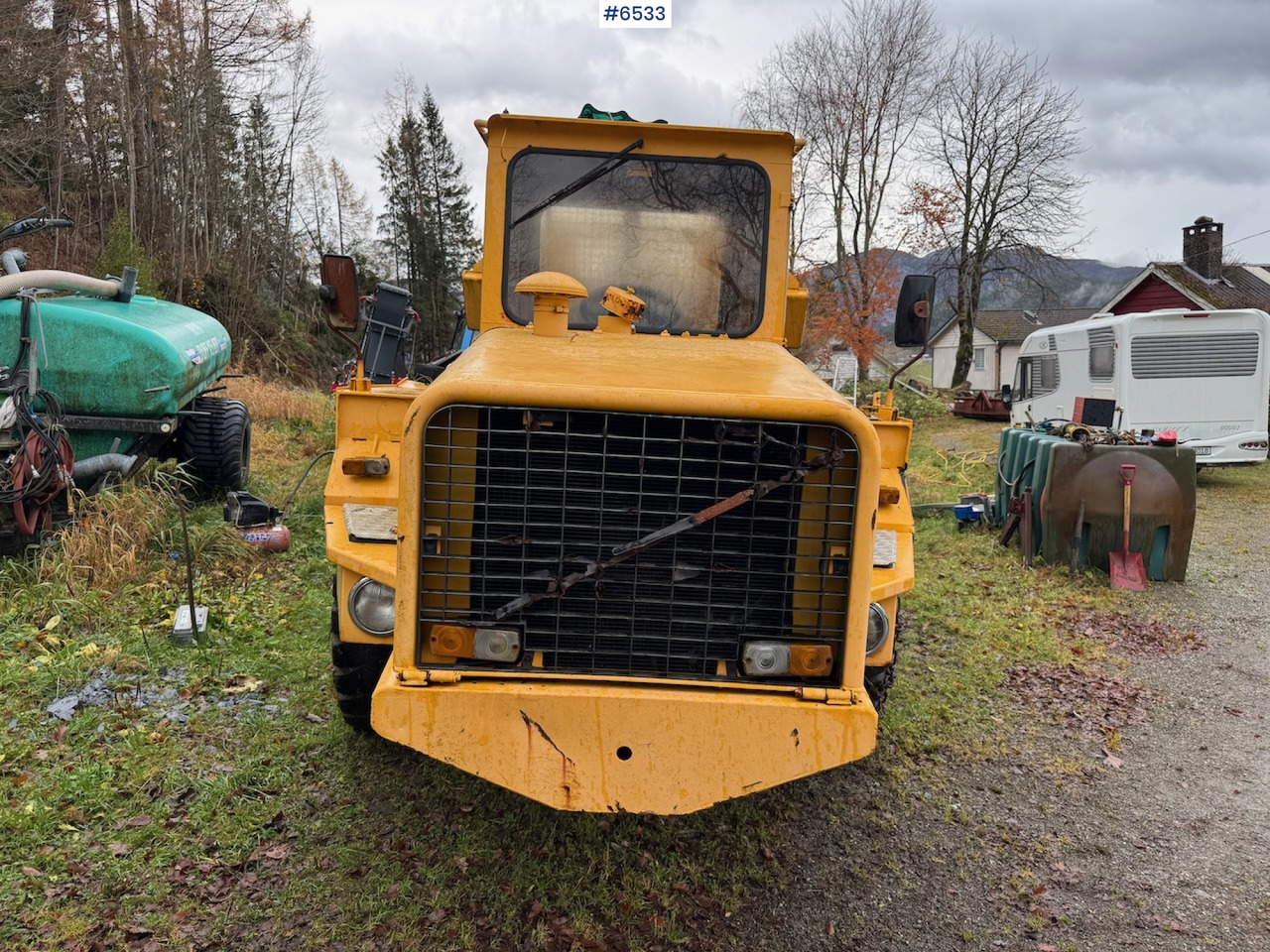 1984 Volvo 861 Dumper 6x6. Lightly repair object. - Knickgelenkter Dumper: das Bild 3 1984 Volvo 861 Dumper 6x6. Lightly repair object. - Knickgelenkter Dumper: das Bild 3