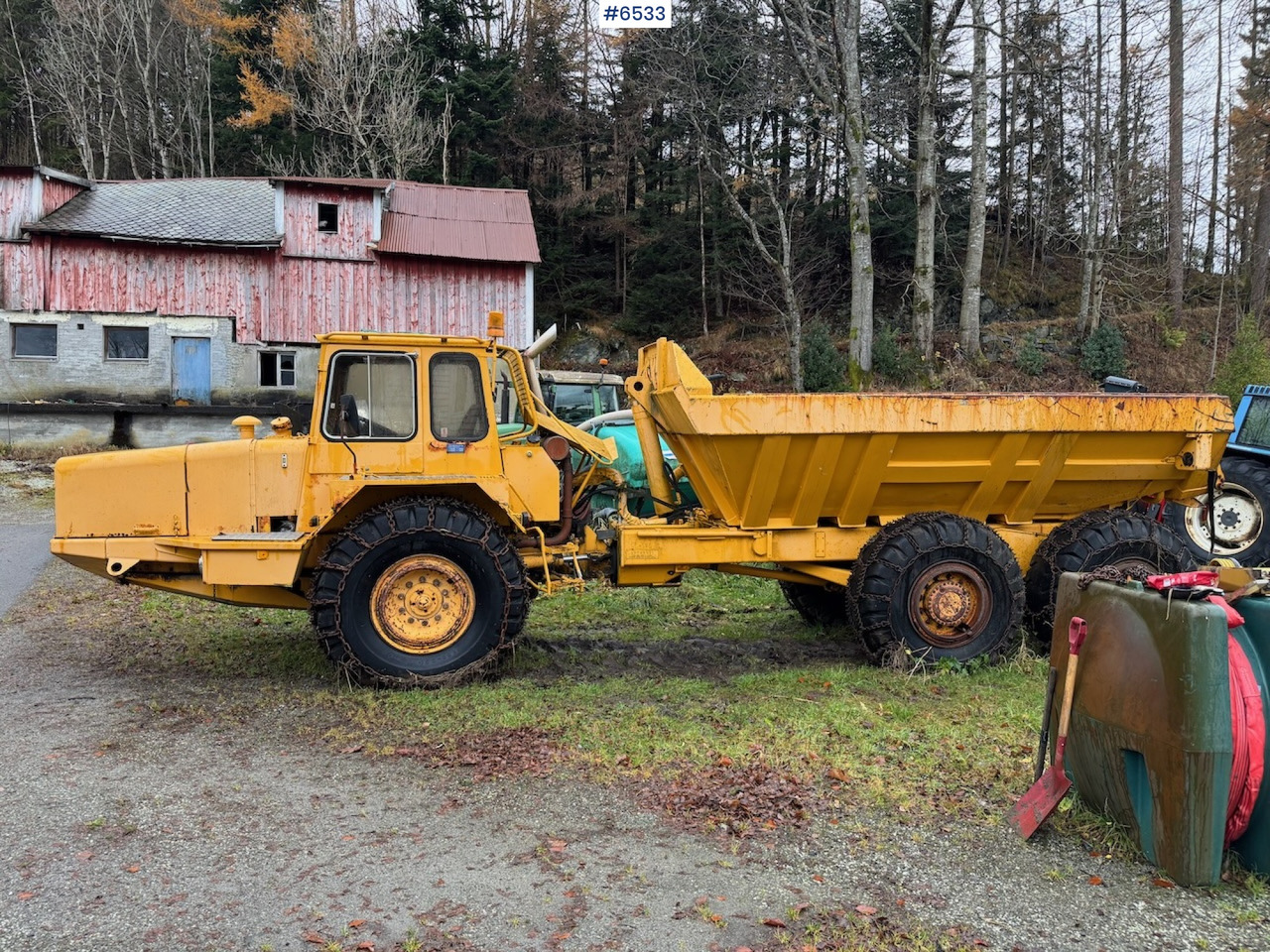 1984 Volvo 861 Dumper 6x6. Lightly repair object. - Knickgelenkter Dumper: das Bild 1 1984 Volvo 861 Dumper 6x6. Lightly repair object. - Knickgelenkter Dumper: das Bild 1