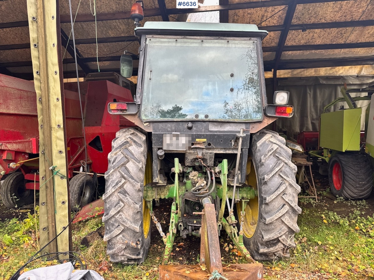 1985 John Deere 2040 4x4 m/ Frontlaster. - Traktor: das Bild 4 1985 John Deere 2040 4x4 m/ Frontlaster. - Traktor: das Bild 4