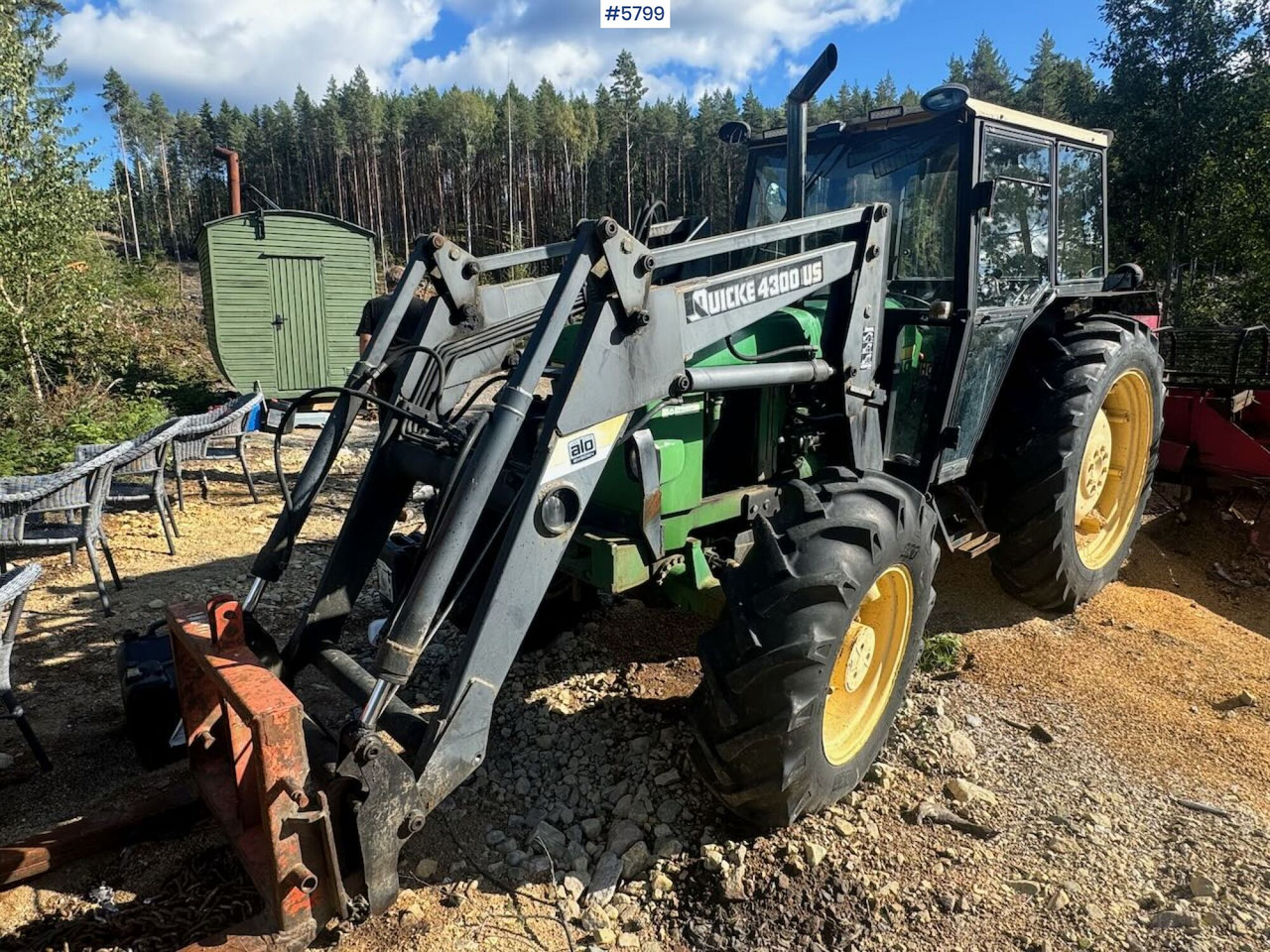 1985 John Deere 2040 4x4 w/ front loader - Traktor: das Bild 1 1985 John Deere 2040 4x4 w/ front loader - Traktor: das Bild 1