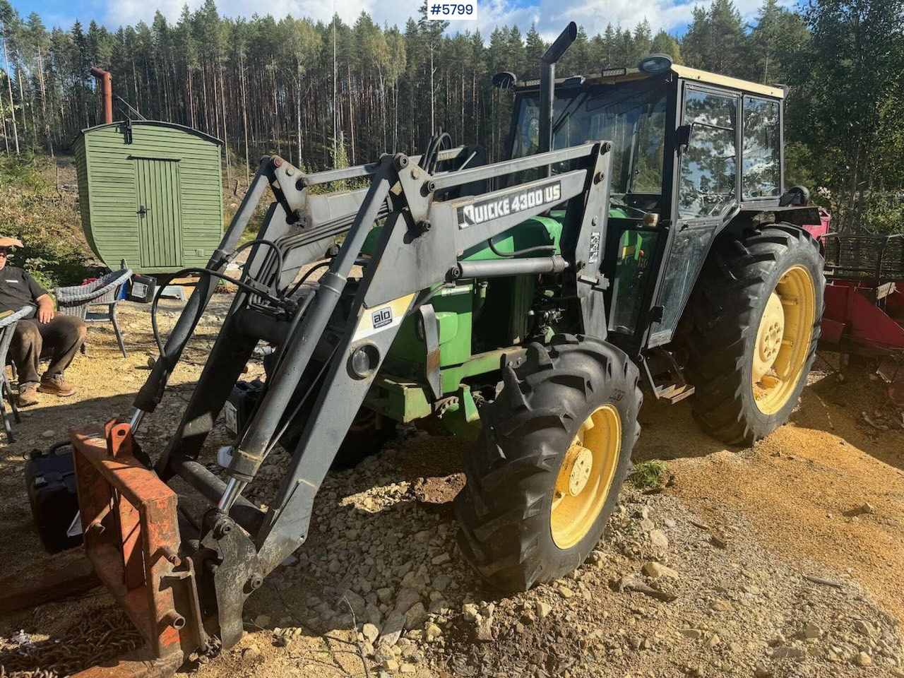 1985 John Deere 2040 4x4 w/ front loader - Traktor: das Bild 2 1985 John Deere 2040 4x4 w/ front loader - Traktor: das Bild 2