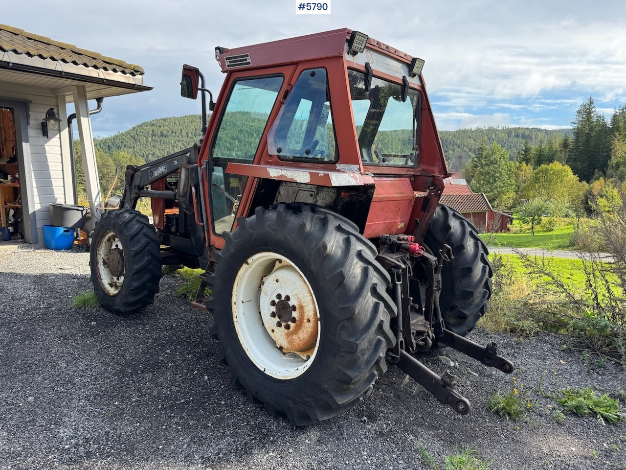 Traktor 1986 Fiat 70-90 DT w/ front loader.: das Bild 10 Traktor 1986 Fiat 70-90 DT w/ front loader.: das Bild 10