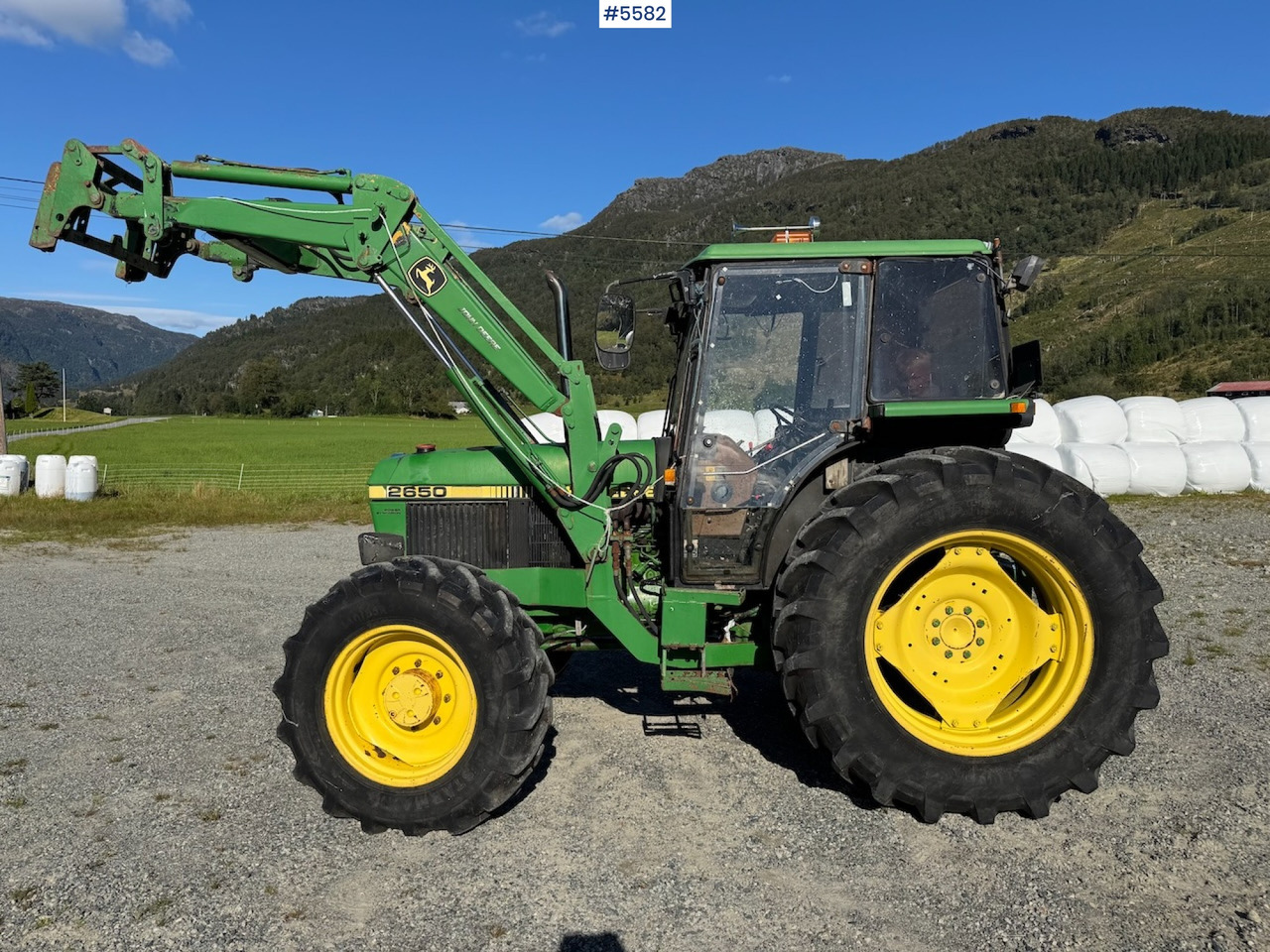 1991 John Deere 2650 Fox Power Synchron m/frontalster - Traktor: das Bild 2 1991 John Deere 2650 Fox Power Synchron m/frontalster - Traktor: das Bild 2