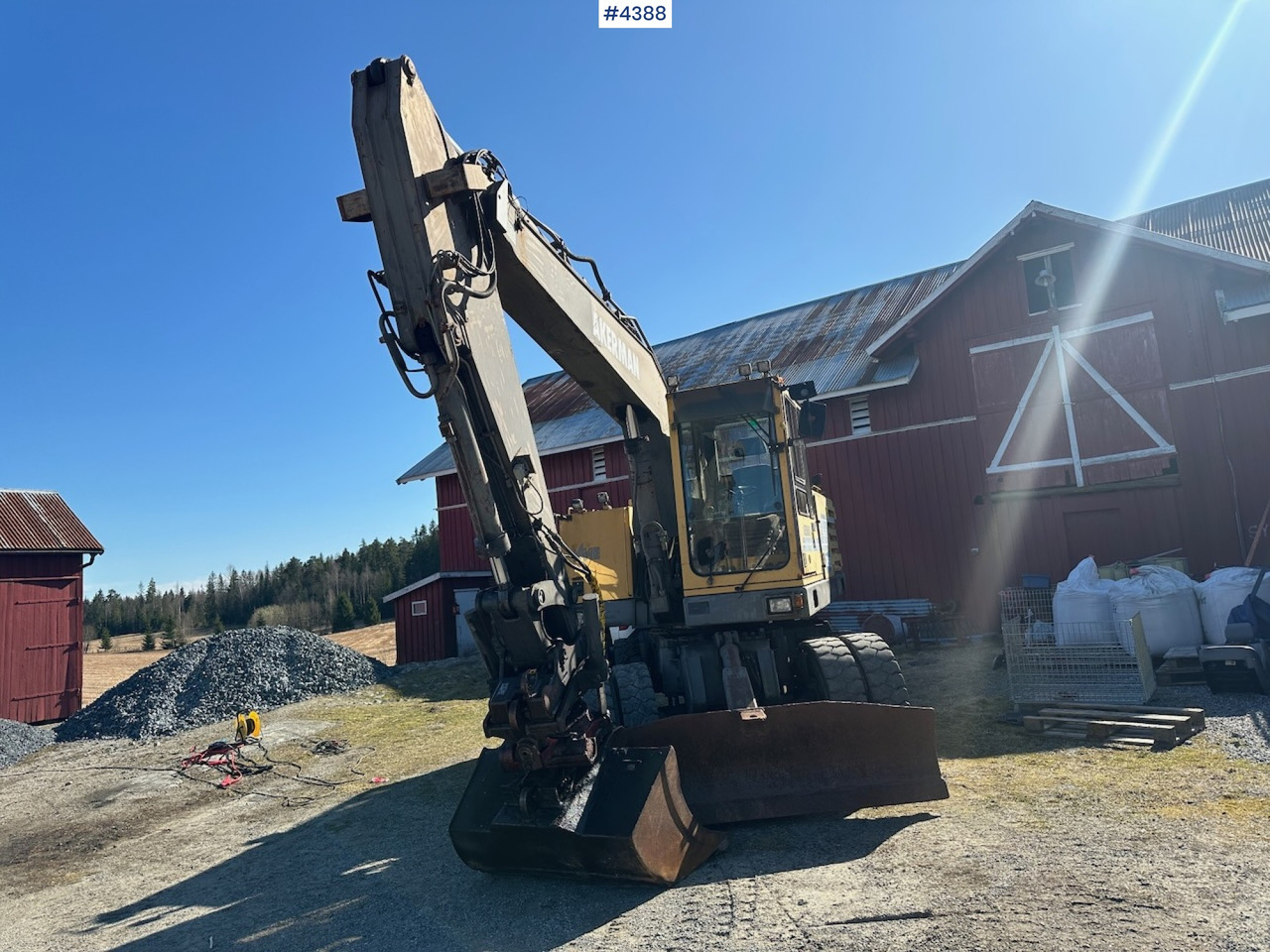 1995 Åkermann EW200 Wheel machine w/ grading bucket og tiltrotator. WATCH VIDEO. - Bagger: das Bild 4 1995 Åkermann EW200 Wheel machine w/ grading bucket og tiltrotator. WATCH VIDEO. - Bagger: das Bild 4