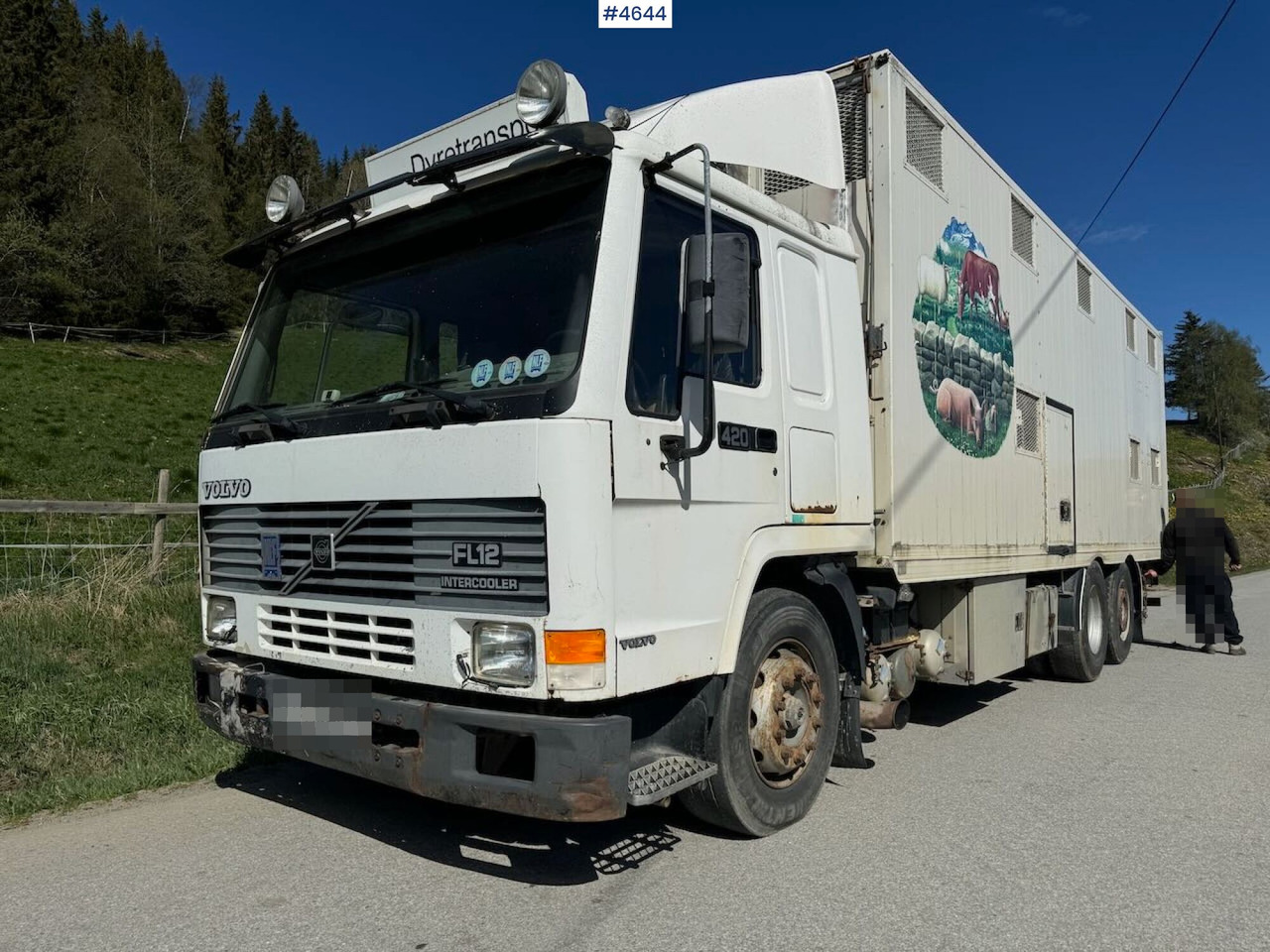 1997 Volvo FL12 6x2 Dyretransportbil - Tiertransporter LKW: das Bild 3 1997 Volvo FL12 6x2 Dyretransportbil - Tiertransporter LKW: das Bild 3
