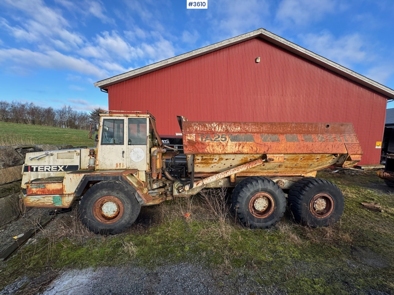 1999 Terex TA25 Dumper m/ lite timer. - Knickgelenkter Dumper: das Bild 1 1999 Terex TA25 Dumper m/ lite timer. - Knickgelenkter Dumper: das Bild 1