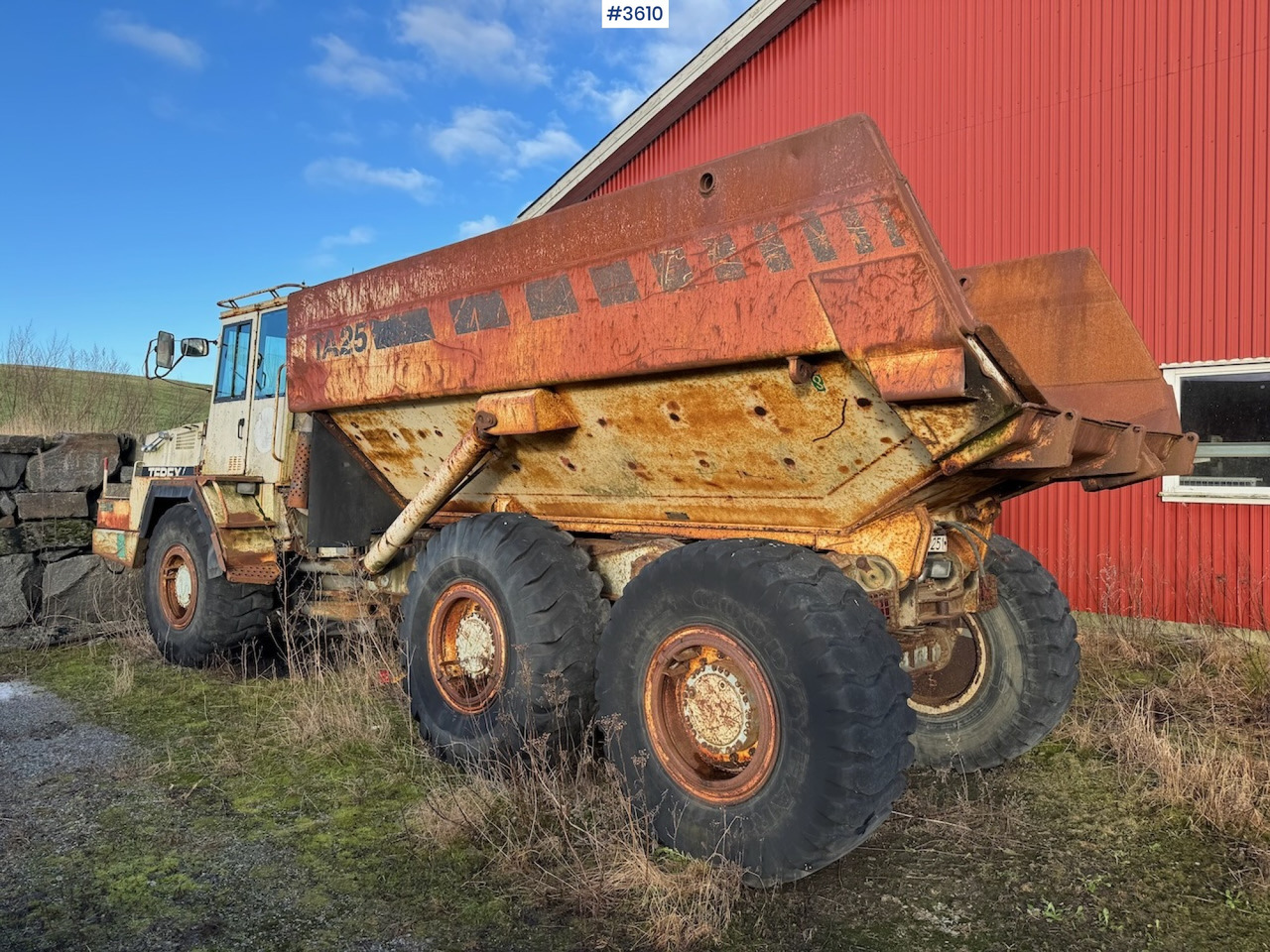 1999 Terex TA25 Dumper m/ lite timer. - Knickgelenkter Dumper: das Bild 4 1999 Terex TA25 Dumper m/ lite timer. - Knickgelenkter Dumper: das Bild 4