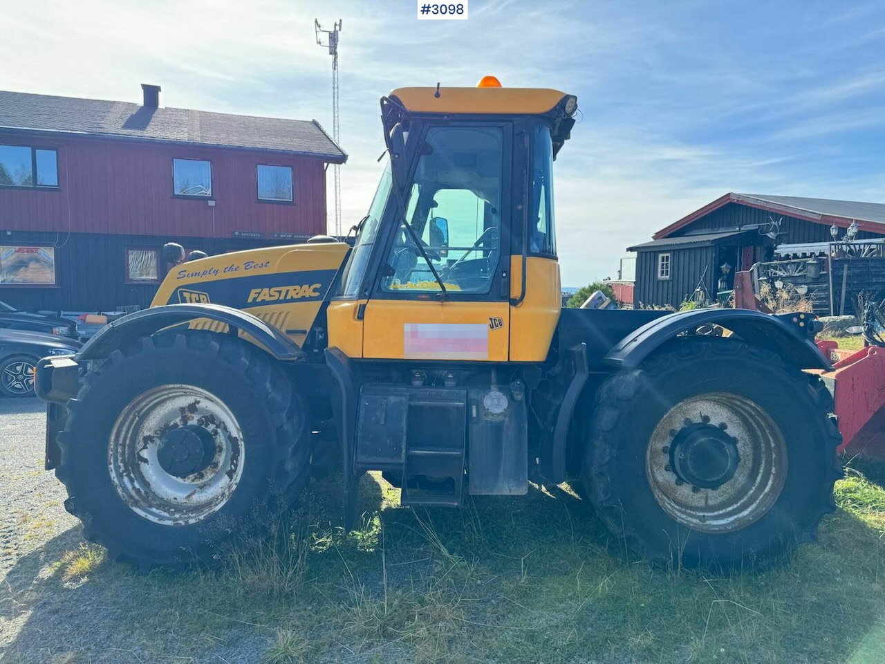 2001 JCB Fastrac 3185 4x4. The plow rigged and two sets of tires. - Traktor: das Bild 2 2001 JCB Fastrac 3185 4x4. The plow rigged and two sets of tires. - Traktor: das Bild 2