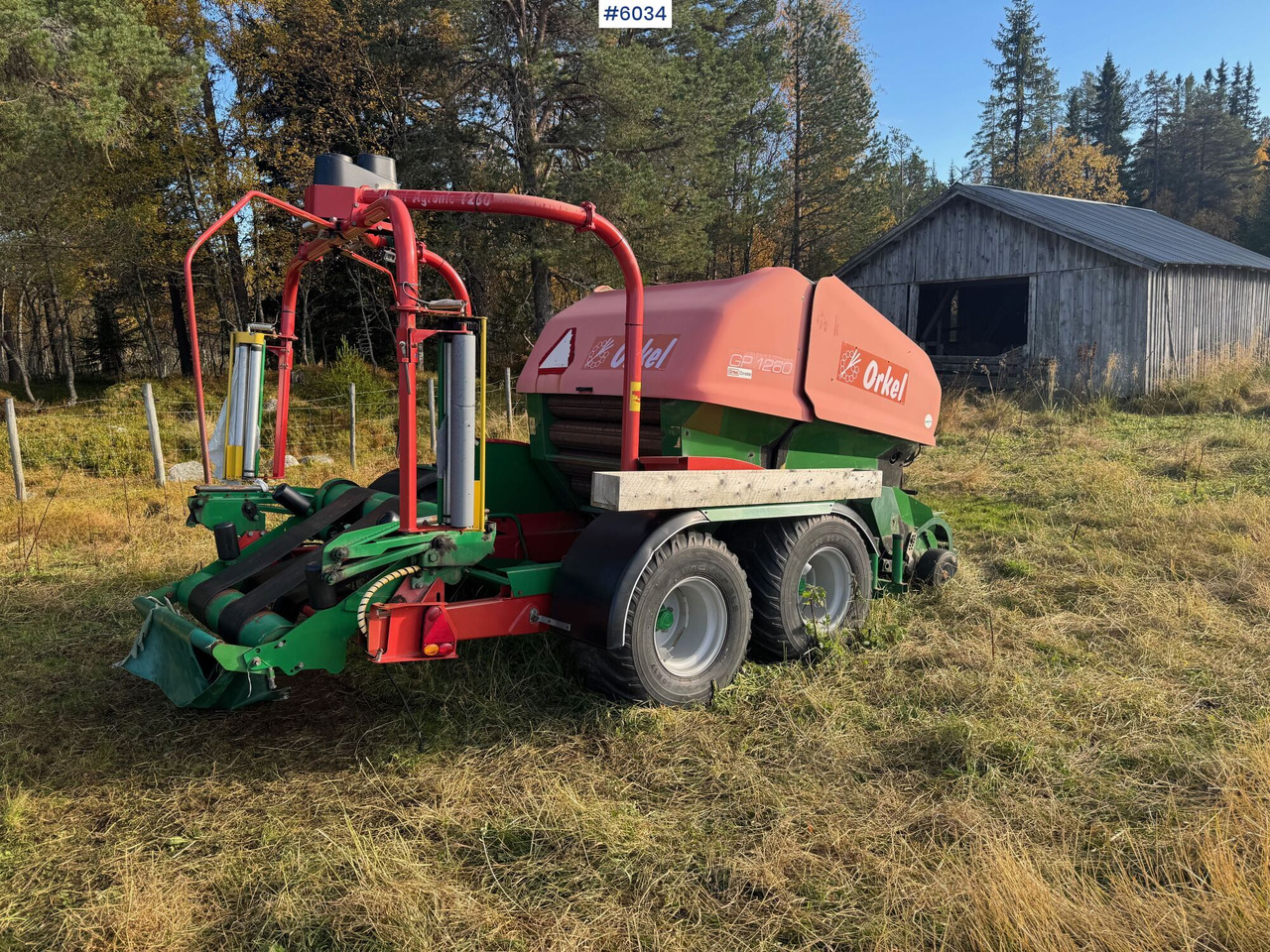 2008 Orkel 1260 round baler - Grünlandtechnik: das Bild 1 2008 Orkel 1260 round baler - Grünlandtechnik: das Bild 1