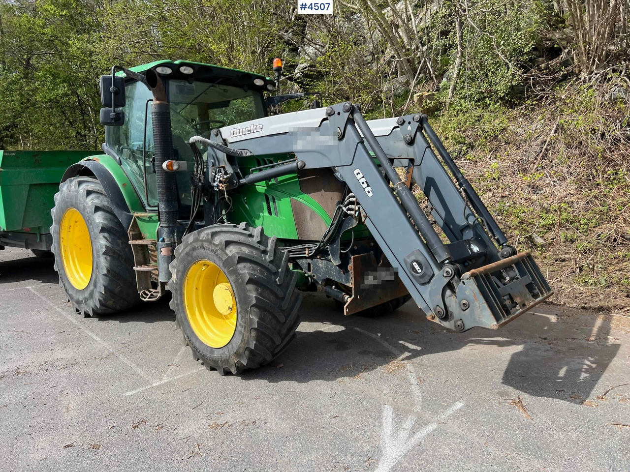2012 John Deere 6140R w/ front loader and 2020 Foss-Eik 5.150 dump trailer - Traktor: das Bild 2 2012 John Deere 6140R w/ front loader and 2020 Foss-Eik 5.150 dump trailer - Traktor: das Bild 2
