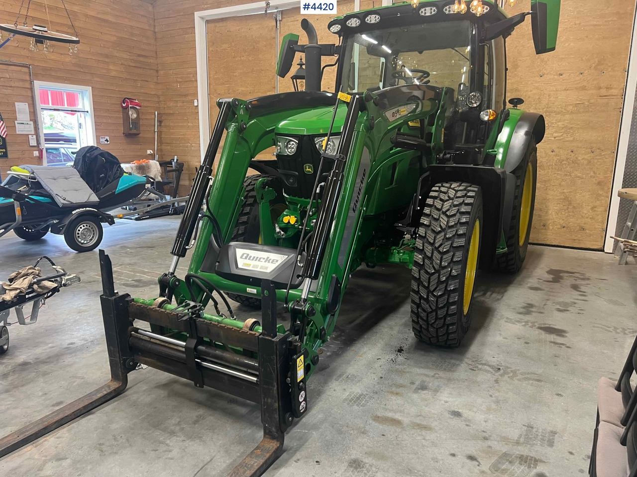 2024 John Deere 6150R w/ Quicke Front Loader & Bucket - Traktor: das Bild 2 2024 John Deere 6150R w/ Quicke Front Loader & Bucket - Traktor: das Bild 2