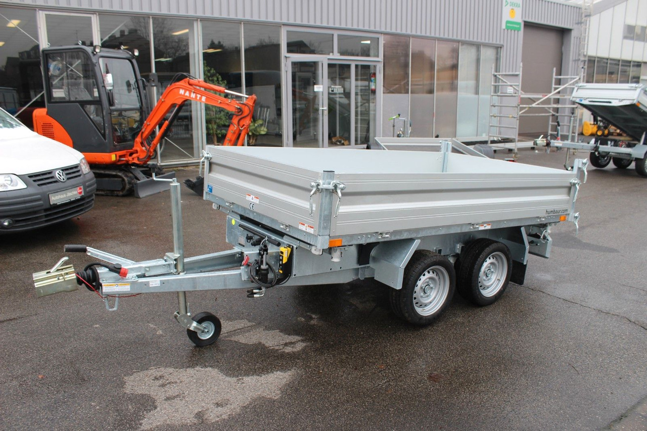 Humbaur HTK 2700.27 Alu E-Pumpe Kipper Dreiseitenkipper - Kipper Anhänger: das Bild 1 Humbaur HTK 2700.27 Alu E-Pumpe Kipper Dreiseitenkipper - Kipper Anhänger: das Bild 1
