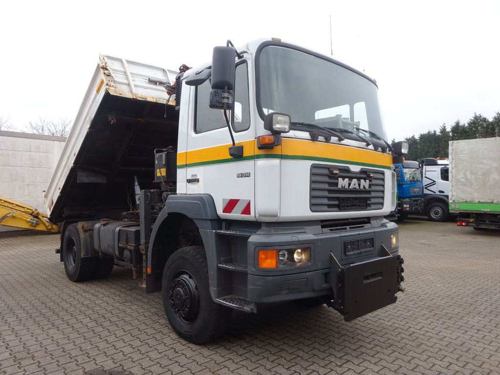 MAN 19.314 3SKipper MKG Ladekran + Schneeplatte - Autokran, Kipper: das Bild 5 MAN 19.314 3SKipper MKG Ladekran + Schneeplatte - Autokran, Kipper: das Bild 5