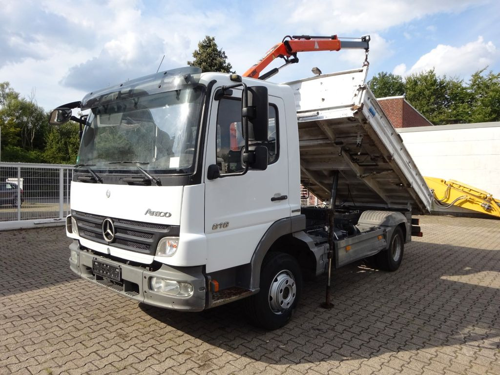 Mercedes-Benz 818 Atego MEILLER 3Skipper + Terex 36.2 Kran 4x2 - Kipper Transporter: das Bild 1 Mercedes-Benz 818 Atego MEILLER 3Skipper + Terex 36.2 Kran 4x2 - Kipper Transporter: das Bild 1