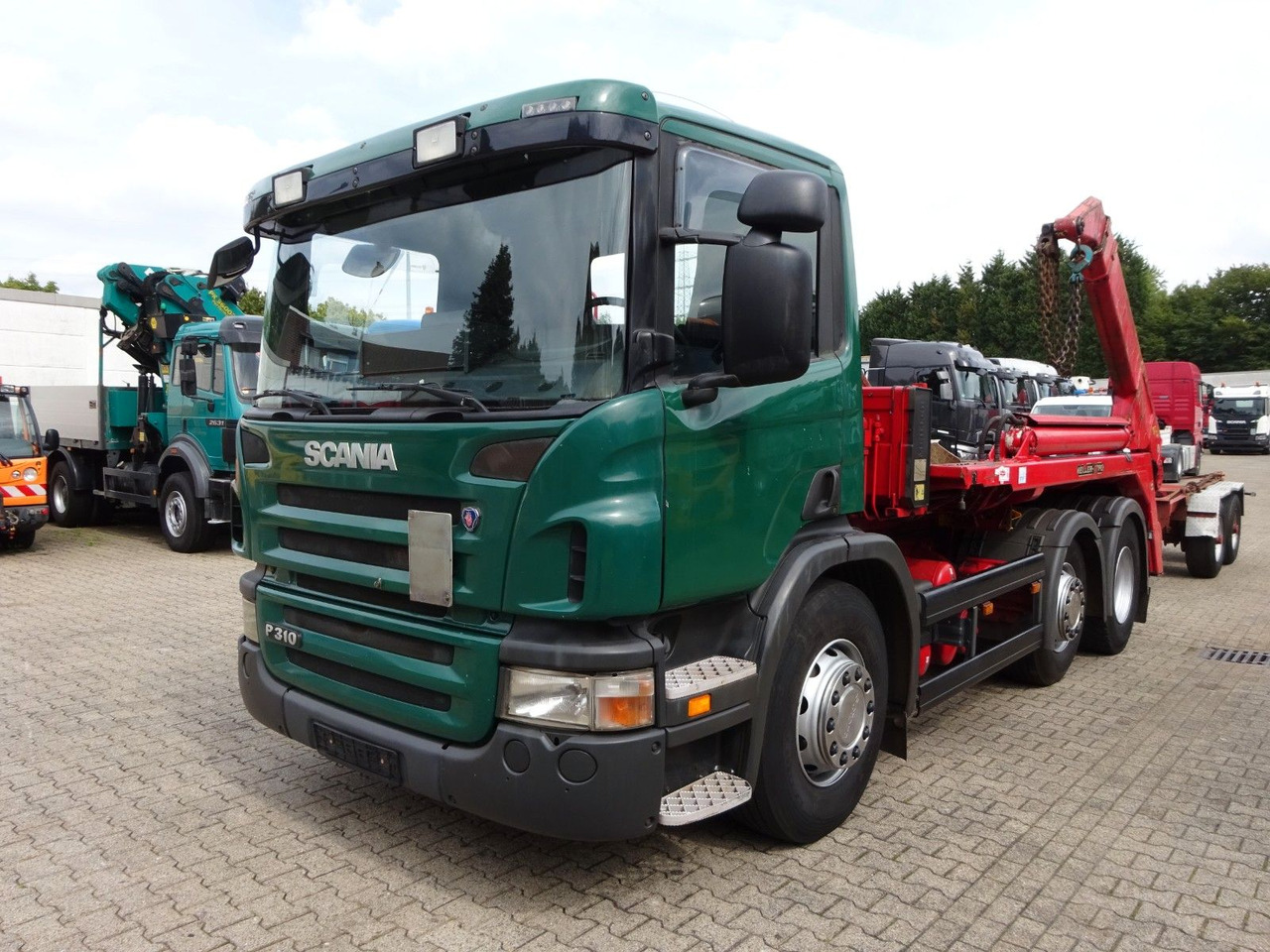 Scania P310 Absetzkipper MEILLER mit Lift+Lenkachse 6x2 - Kipper: das Bild 1 Scania P310 Absetzkipper MEILLER mit Lift+Lenkachse 6x2 - Kipper: das Bild 1