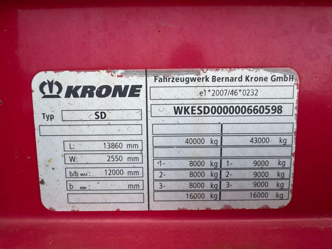 2015 KRONE Profi Line / MEGA / Curtain / Lifting roof - Andere Technik: das Bild 5 2015 KRONE Profi Line / MEGA / Curtain / Lifting roof - Andere Technik: das Bild 5