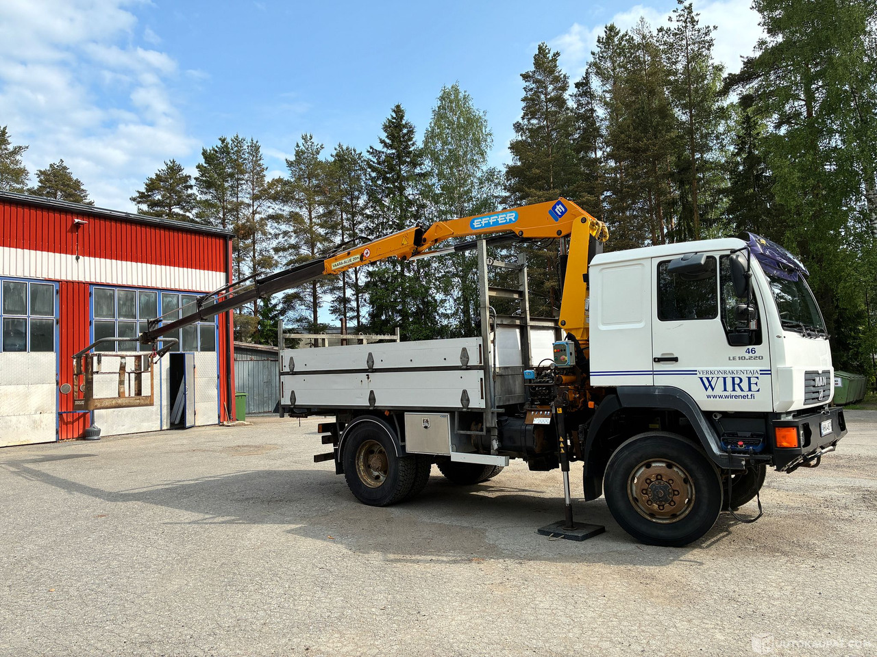 MAN 10.220, 2006 Kuorma-auto 4x4 + Effer 75 nosturi ja henkilönnostokori, Hattula - LKW: das Bild 3 MAN 10.220, 2006 Kuorma-auto 4x4 + Effer 75 nosturi ja henkilönnostokori, Hattula - LKW: das Bild 3