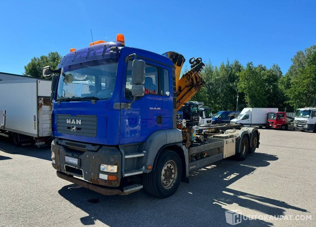 MAN TGA 26.360 6x2-2, Effer nosturi, VL-Laite, nosturi kympitetty 2022, kuorma-auto, 2007, Espoo - LKW: das Bild 2 MAN TGA 26.360 6x2-2, Effer nosturi, VL-Laite, nosturi kympitetty 2022, kuorma-auto, 2007, Espoo - LKW: das Bild 2