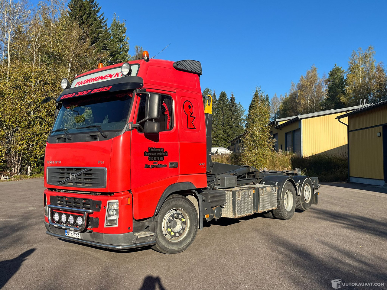 LKW Volvo FH13 440, Koukkulava kuorma-auto, 2007, Todella siistikuntoinen, Lohja: das Bild 8