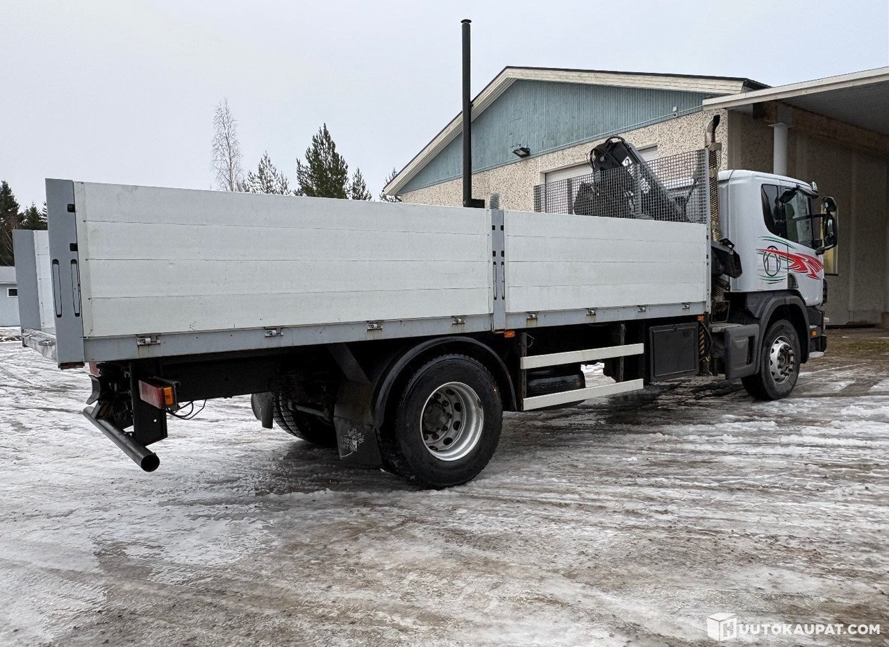 Scania G94 260 hp, 4x2, with HIAB crane and aluminium-sided flatbed, 2001, Kurikka - Pritsche LKW, Autokran: das Bild 4 Scania G94 260 hp, 4x2, with HIAB crane and aluminium-sided flatbed, 2001, Kurikka - Pritsche LKW, Autokran: das Bild 4
