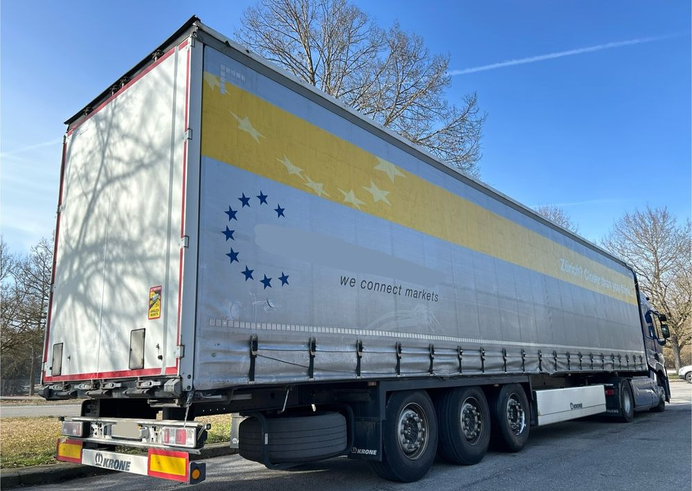 Krone STANDARD 2021 podnoszona oś OPONY 70% / STAN BARDZO DOBRY / OD PIERWSZEGO WŁAŚCICIELA / PALECIARA / TOP / sprowadzona z Niemiec !! - Planenauflieger: das Bild 1 Krone STANDARD 2021 podnoszona oś OPONY 70% / STAN BARDZO DOBRY / OD PIERWSZEGO WŁAŚCICIELA / PALECIARA / TOP / sprowadzona z Niemiec !! - Planenauflieger: das Bild 1