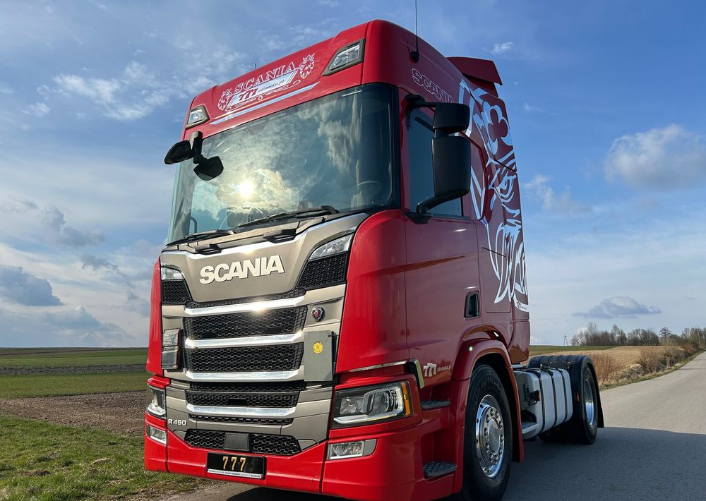 Scania R450 FULL ADR RETARDER ALUFELGI z Niemiec od jedynego właściciela ! HYDRAULIKA spod beczki spożywczej ! / do wywrotu ruchomej podłogi beczki TOP TOP TOP OKAZJA - Sattelzugmaschine: das Bild 1 Scania R450 FULL ADR RETARDER ALUFELGI z Niemiec od jedynego właściciela ! HYDRAULIKA spod beczki spożywczej ! / do wywrotu ruchomej podłogi beczki TOP TOP TOP OKAZJA - Sattelzugmaschine: das Bild 1