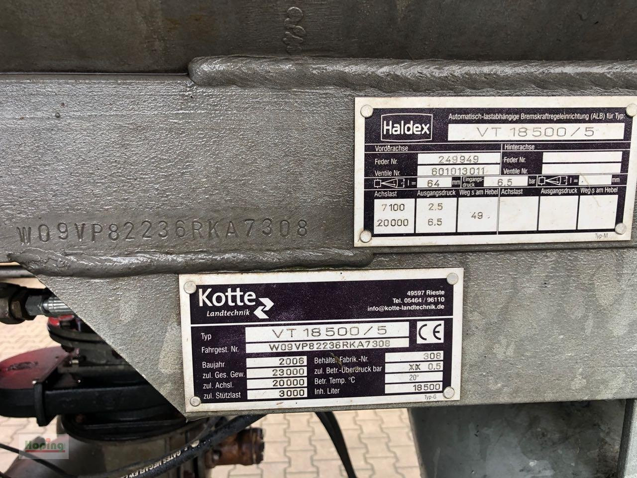 Kotte VT 18500/5 - Güllefass: das Bild 4 Kotte VT 18500/5 - Güllefass: das Bild 4