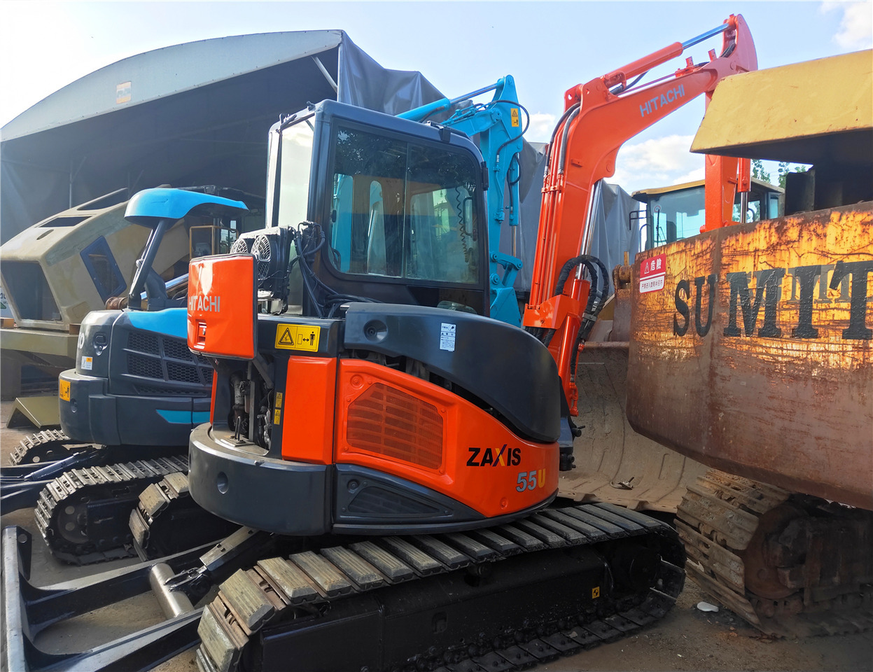 Hitachi ZX55UR - Minibagger: das Bild 1 Hitachi ZX55UR - Minibagger: das Bild 1