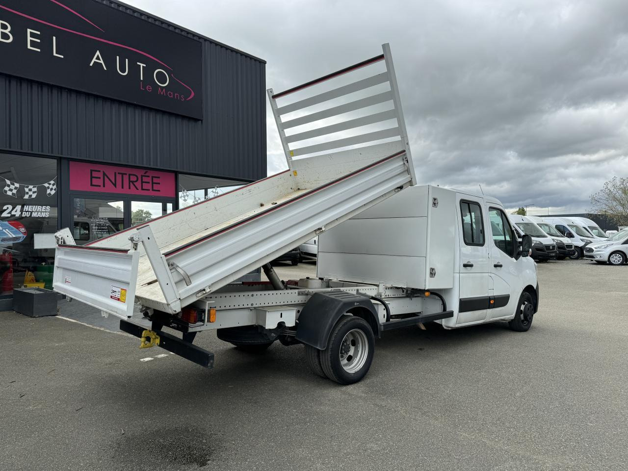 Kipper Transporter Renault Master RENAULT 3T5 BENNE + COFFRE RJ DOUBLE CABINE 6 PL 2.3 DCI 130 CH CONFORT + GPS + REGUL + CLIM: das Bild 6
