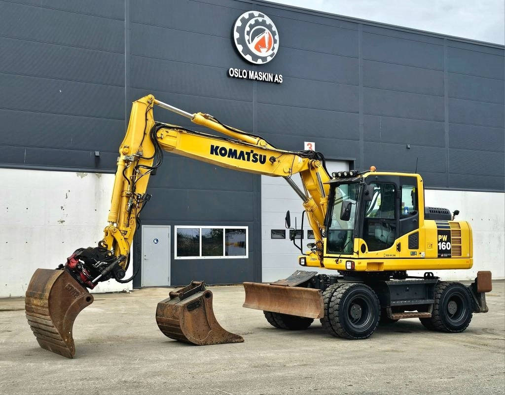 Komatsu pw 160 -8 - Mobilbagger: das Bild 1 Komatsu pw 160 -8 - Mobilbagger: das Bild 1