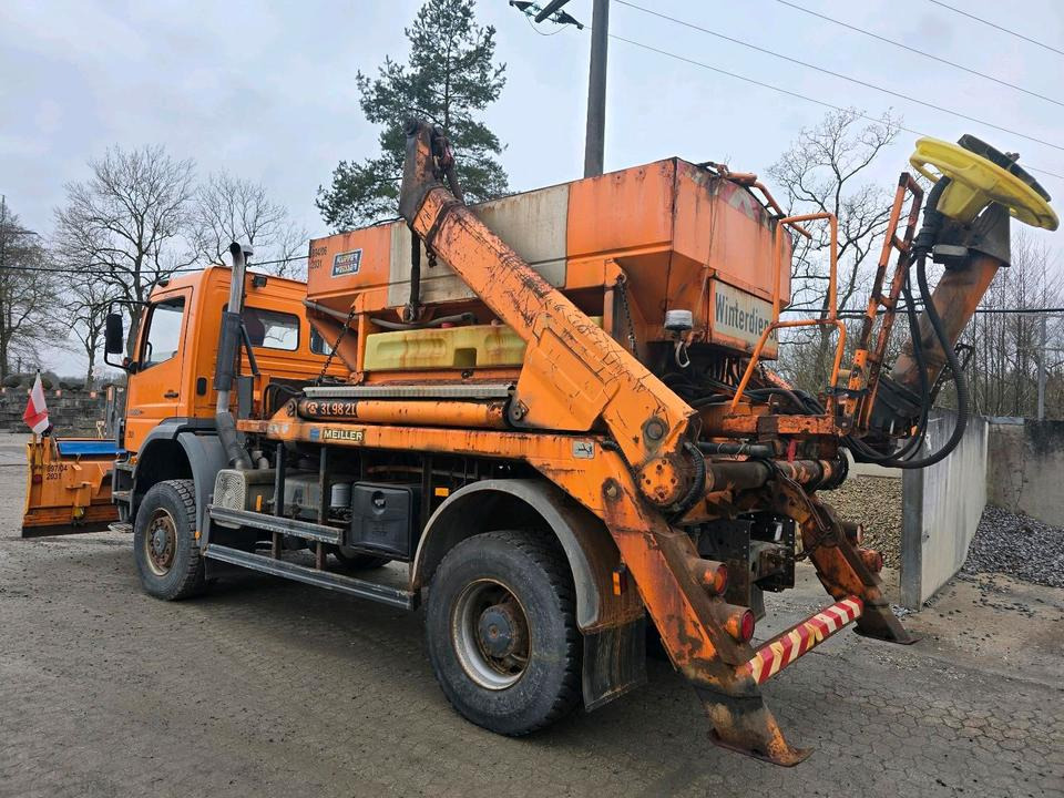 Mercedes-Benz Allrad Atego 1828 AK Absetzkipper Meiller Schmidt Schneepflug Küpper-Weisser Salzstreuer Allrad - Schneeräumfahrzeug: das Bild 2 Mercedes-Benz Allrad Atego 1828 AK Absetzkipper Meiller Schmidt Schneepflug Küpper-Weisser Salzstreuer Allrad - Schneeräumfahrzeug: das Bild 2