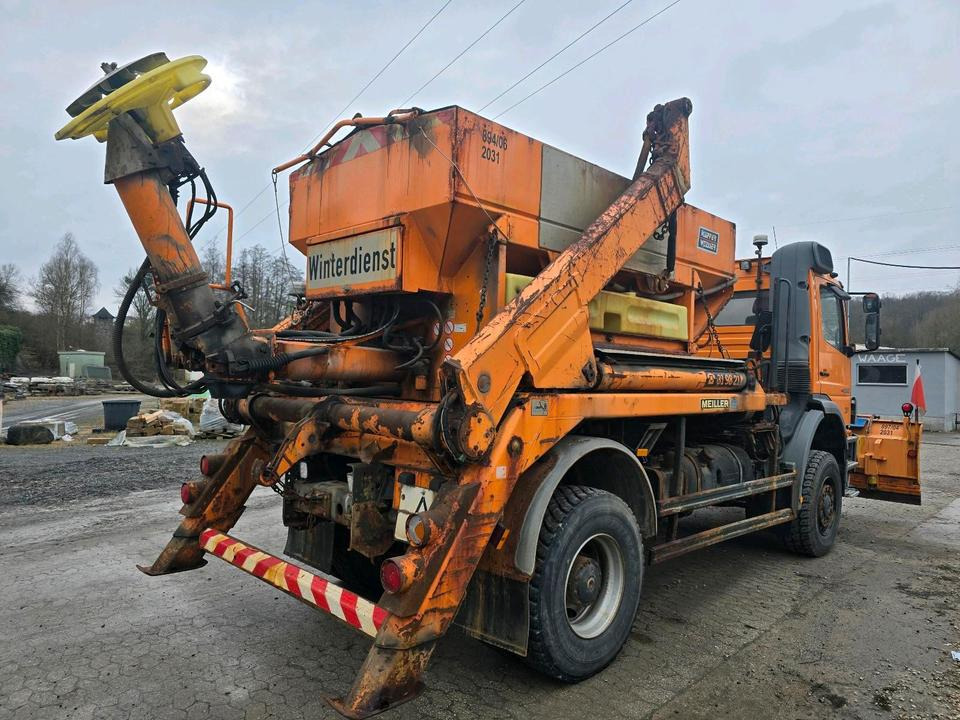 Mercedes-Benz Allrad Atego 1828 AK Absetzkipper Meiller Schmidt Schneepflug Küpper-Weisser Salzstreuer Allrad - Schneeräumfahrzeug: das Bild 3 Mercedes-Benz Allrad Atego 1828 AK Absetzkipper Meiller Schmidt Schneepflug Küpper-Weisser Salzstreuer Allrad - Schneeräumfahrzeug: das Bild 3