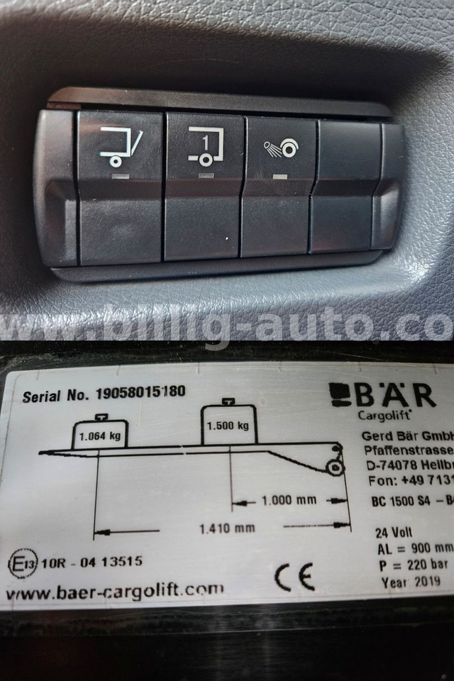 Plane LKW Mercedes-Benz Atego 1327 L * BREMS/SPUR-ASS*DIFF.*LBW*AHK*7.2m: das Bild 14