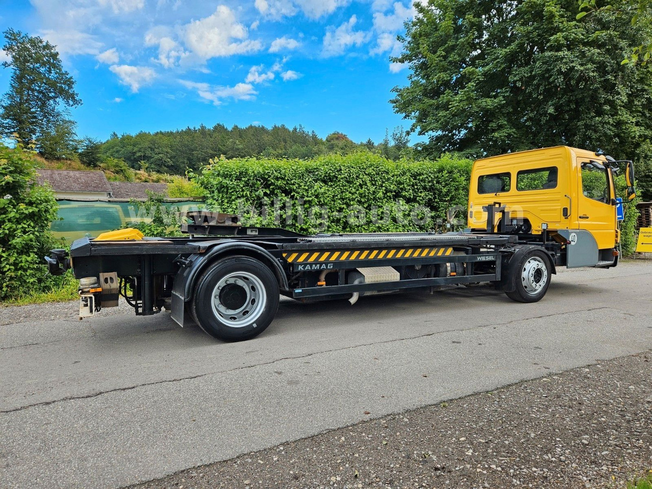 Mercedes-Benz Kamag * WBH 25 * Wiesel * Umsetzer * Sattelkupp. - Containerwagen/ Wechselfahrgestell LKW: das Bild 4 Mercedes-Benz Kamag * WBH 25 * Wiesel * Umsetzer * Sattelkupp. - Containerwagen/ Wechselfahrgestell LKW: das Bild 4