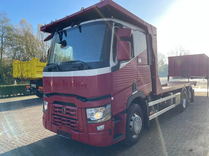 Renault T 460 / VOLLEDIG LUCHT GEVEERD / ALU VELGEN / HANDGESCHAKELD / LOW KM / - Pritsche LKW: das Bild 3 Renault T 460 / VOLLEDIG LUCHT GEVEERD / ALU VELGEN / HANDGESCHAKELD / LOW KM / - Pritsche LKW: das Bild 3