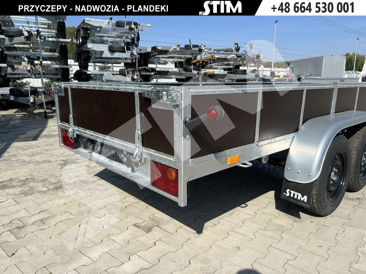 Stim S12-075/3415R + przednia burta otwierana + wzmocnienia ramy - PKW Anhänger: das Bild 5 Stim S12-075/3415R + przednia burta otwierana + wzmocnienia ramy - PKW Anhänger: das Bild 5