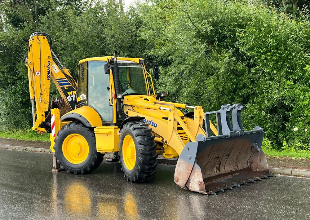 Komatsu * Koparko Ładowarka * Komatsu WB 97 S Utility * - Baggerlader: das Bild 1 Komatsu * Koparko Ładowarka * Komatsu WB 97 S Utility * - Baggerlader: das Bild 1