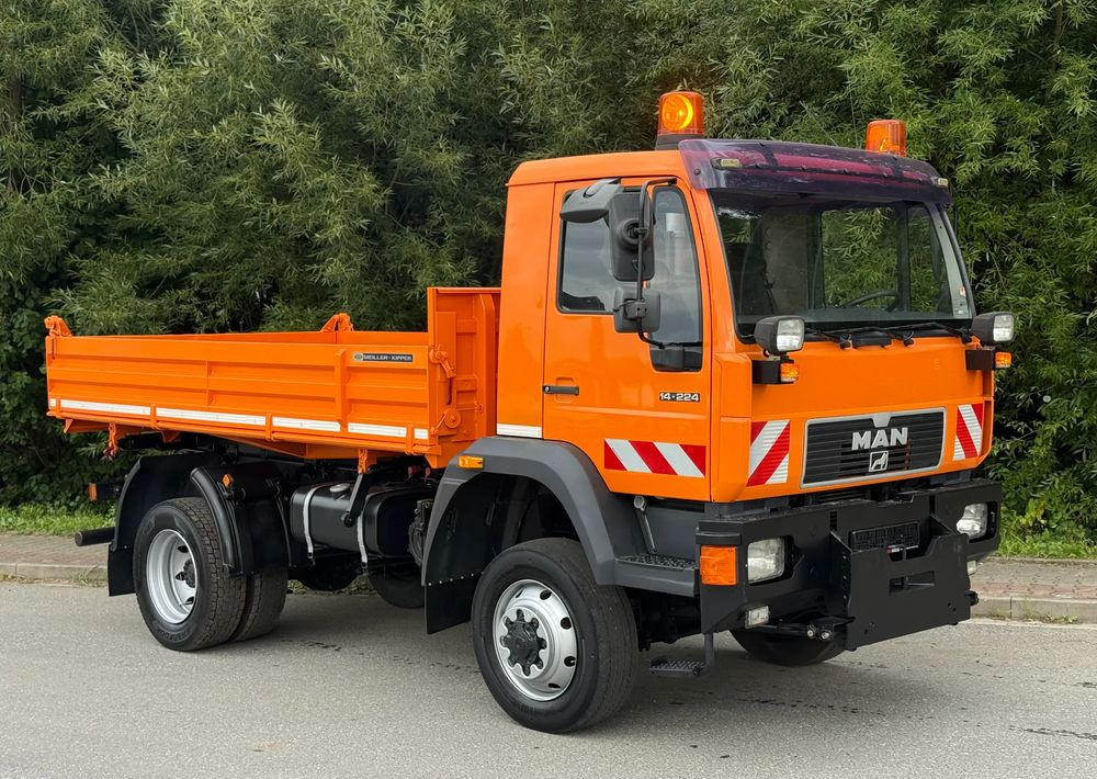MAN * MAN 14-220 * Kiper Wywrotka Meiller * 4x4 * Zimowe Utrzymanie * Unimog * - Kipper: das Bild 3 MAN * MAN 14-220 * Kiper Wywrotka Meiller * 4x4 * Zimowe Utrzymanie * Unimog * - Kipper: das Bild 3