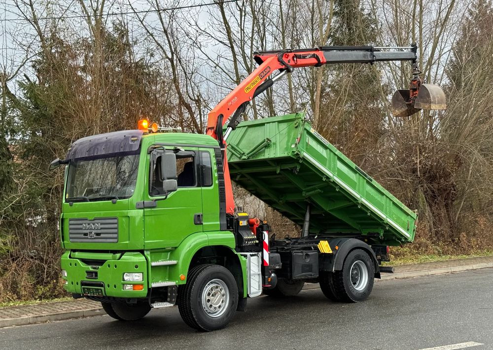MAN * MAN TGA 18-360 * Kiper Wywrotka * 4x2 * Kran Palfinger PK 9501 Sprowadzony - Kipper: das Bild 1 MAN * MAN TGA 18-360 * Kiper Wywrotka * 4x2 * Kran Palfinger PK 9501 Sprowadzony - Kipper: das Bild 1