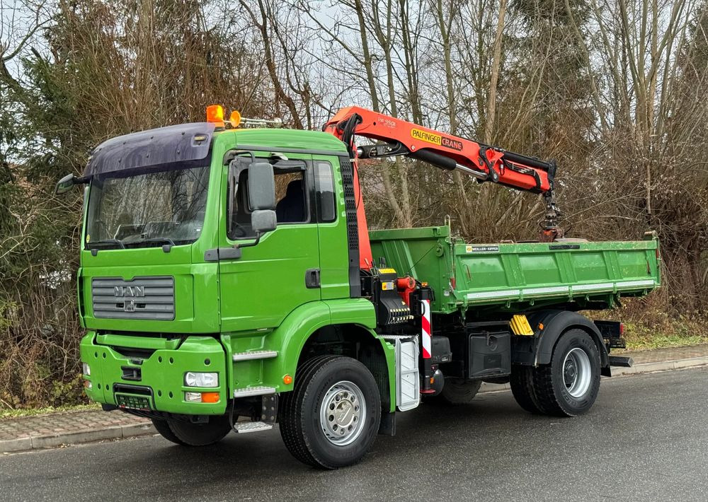 Kipper MAN * MAN TGA 18-360 * Kiper Wywrotka * 4x2 * Kran Palfinger PK 9501 Sprowadzony: das Bild 13