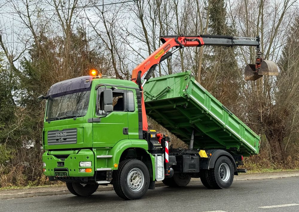 Kipper MAN * MAN TGA 18-360 * Kiper Wywrotka * 4x2 * Kran Palfinger PK 9501 Sprowadzony: das Bild 20