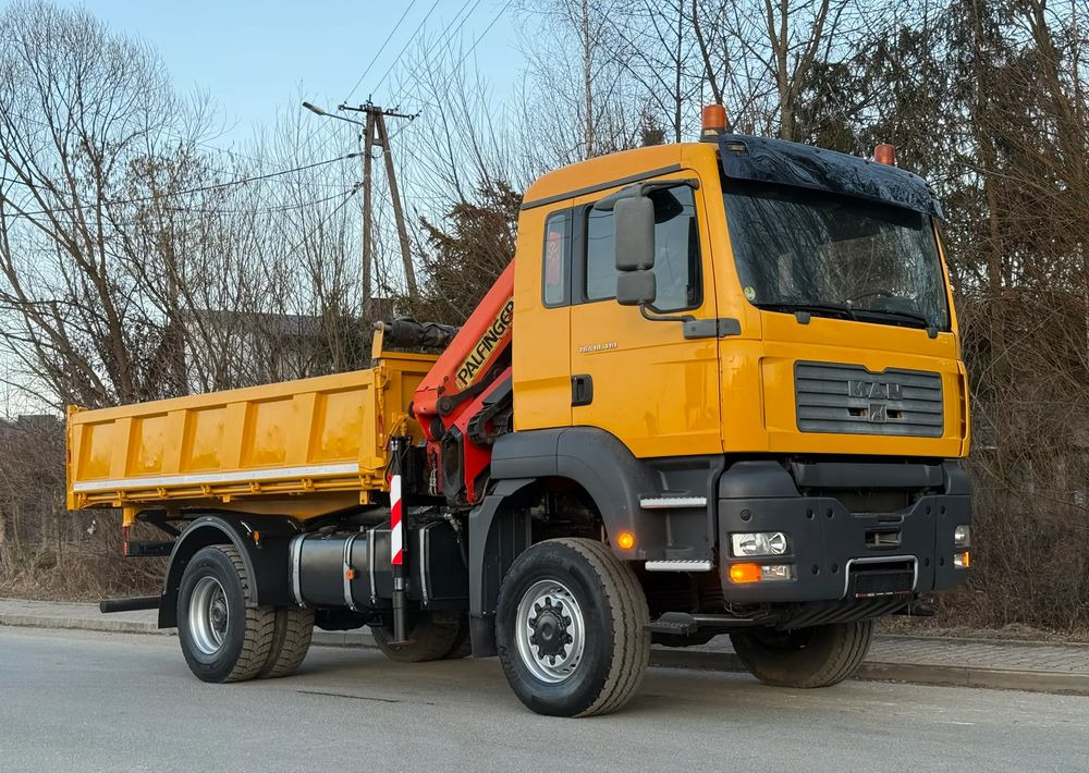 MAN * MAN TGA 18-410 * KIPER WYWROTKA * 4x4 * HDS Palfinger PK16500* Sprowadzony* Bardzo Dobry Stan * - Kipper: das Bild 2 MAN * MAN TGA 18-410 * KIPER WYWROTKA * 4x4 * HDS Palfinger PK16500* Sprowadzony* Bardzo Dobry Stan * - Kipper: das Bild 2