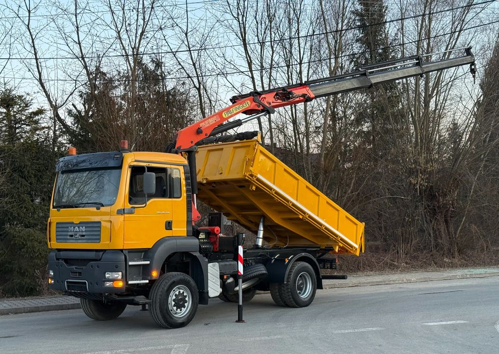 MAN * MAN TGA 18-410 * KIPER WYWROTKA * 4x4 * HDS Palfinger PK16500* Sprowadzony* Bardzo Dobry Stan * - Kipper: das Bild 1 MAN * MAN TGA 18-410 * KIPER WYWROTKA * 4x4 * HDS Palfinger PK16500* Sprowadzony* Bardzo Dobry Stan * - Kipper: das Bild 1
