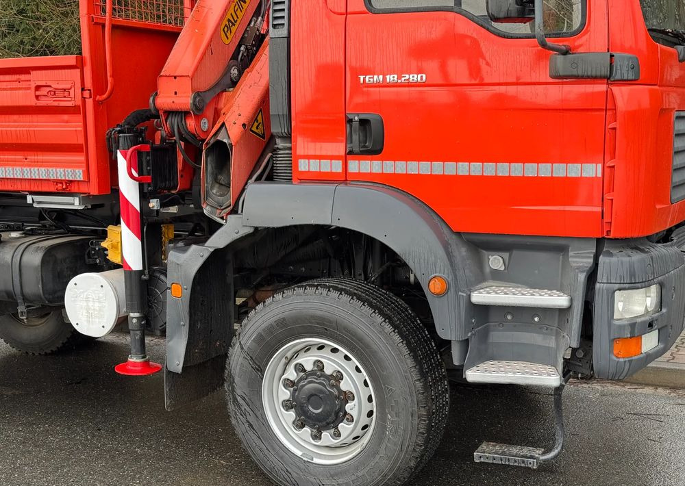 MAN * TGM 18-280 MAN 4x4 HDS Palfinger PK10500 * Kiper Wywrotka * Bardzo Dobry Stan - Kipper: das Bild 5 MAN * TGM 18-280 MAN 4x4 HDS Palfinger PK10500 * Kiper Wywrotka * Bardzo Dobry Stan - Kipper: das Bild 5