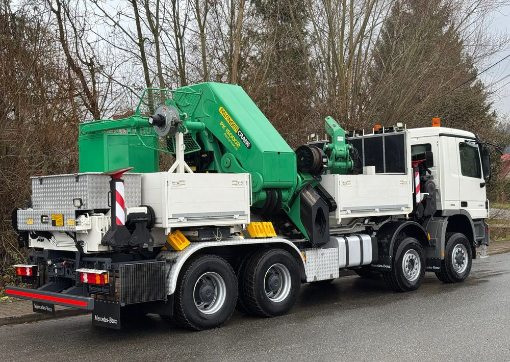 Pritsche LKW, Autokran Mercedes-Benz * HDS Palfinger 150002 + FLY JIB PJ 170 * Mercedes Actros 8x6 * Dźwig * 40 TON * Wyciągarka * 35 Metrów * Kosz *: das Bild 16 Pritsche LKW, Autokran Mercedes-Benz * HDS Palfinger 150002 + FLY JIB PJ 170 * Mercedes Actros 8x6 * Dźwig * 40 TON * Wyciągarka * 35 Metrów * Kosz *: das Bild 16