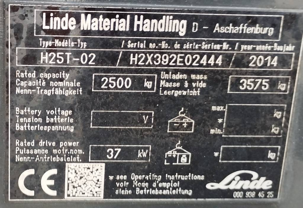 Treibgasstapler Linde H 25 T - 02: das Bild 8