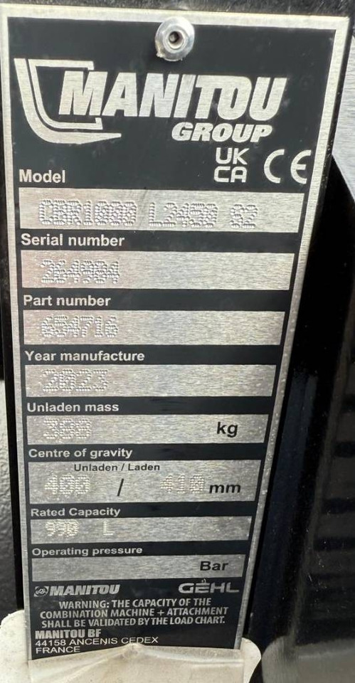 Manitou CBR 1000 2450mm 654716 - Schaufel für Baumaschine: das Bild 5 Manitou CBR 1000 2450mm 654716 - Schaufel für Baumaschine: das Bild 5