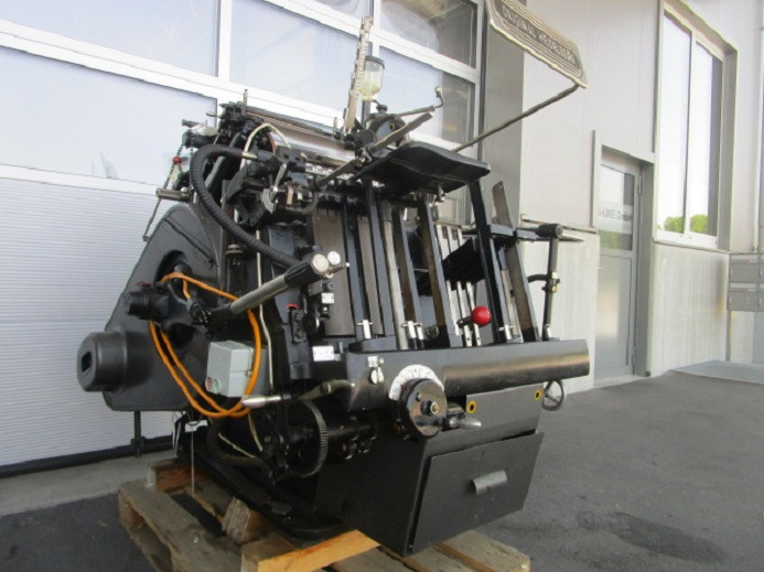 HEIDELBERG TIEGEL A4 MIT HEISSFOLIENPRÄGEEINRICHTUNG - Offsetdruckmaschine: das Bild 1 HEIDELBERG TIEGEL A4 MIT HEISSFOLIENPRÄGEEINRICHTUNG - Offsetdruckmaschine: das Bild 1