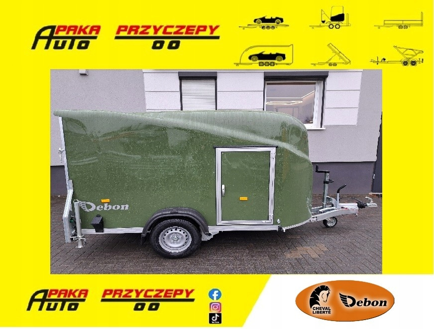 PRZYCZEPA CARGO FURGON DMC 1300 KG, dł. 300 cm x szer. 150 cm x wys. 170 cm / CARGO Van Trailer DMC 1300 KG, length 300 cm x width 150 cm x height 170 cm - Koffer Anhänger: das Bild 1 PRZYCZEPA CARGO FURGON DMC 1300 KG, dł. 300 cm x szer. 150 cm x wys. 170 cm / CARGO Van Trailer DMC 1300 KG, length 300 cm x width 150 cm x height 170 cm - Koffer Anhänger: das Bild 1